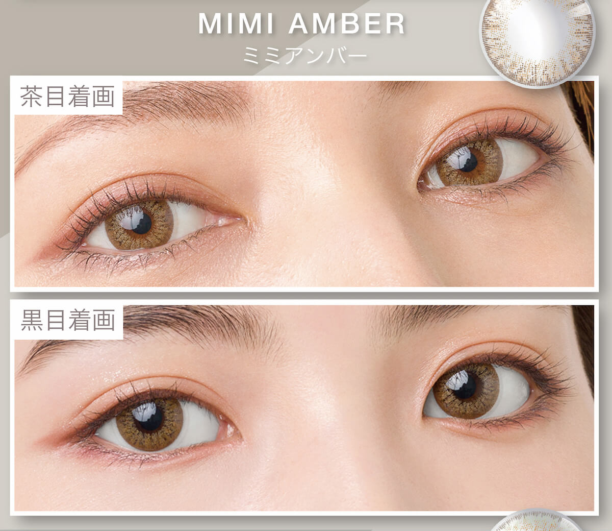 マギーイメージモデル ピエナージュミミジェム-PienAge mimigemme|MIMI AMBER ミミアンバー 茶目着画 黒目着画