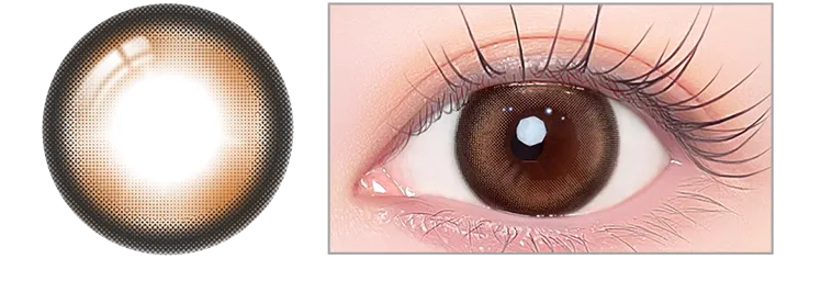 BABY MONSTERイメージモデルカラコン 1-DAY Refrear a-eye  -ワンデーリフレア エーアイ｜ブリンクブラウン
