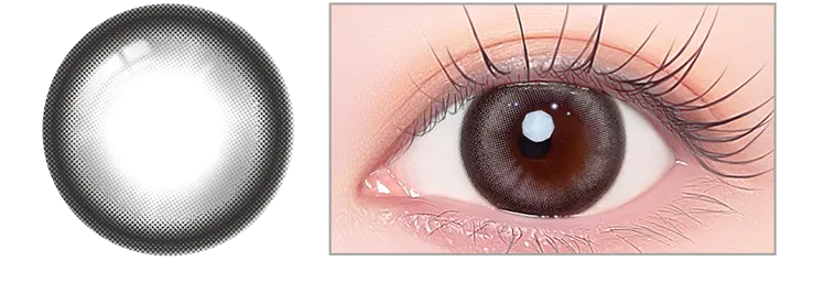 BABY MONSTERイメージモデルカラコン 1-DAY Refrear a-eye  -ワンデーリフレア エーアイ｜マグネティックグレー