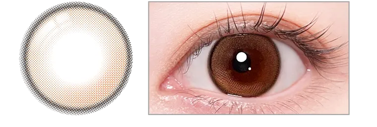 BABY MONSTERイメージモデルカラコン 1-DAY Refrear a-eye -ワンデーリフレア エーアイ|キューティーベージュ