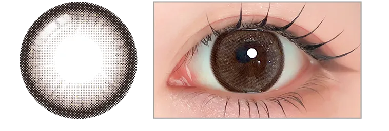 バン・ジミンイメージモデルカラコン 1-DAY Refrear a-eye  -ワンデーリフレア エーアイ｜キラモカベージュ