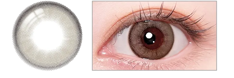 BABY MONSTERイメージモデルカラコン 1-DAY Refrear a-eye -ワンデーリフレア エーアイ|ルナーアイボリー