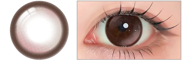 バン・ジミンイメージモデルカラコン 1-DAY Refrear a-eye  -ワンデーリフレア エーアイ｜トフィーピンク