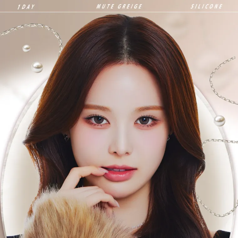バン・ジミンイメージモデルカラコン 1-DAY Refrear a-eye｜1DAY MUTE GREIGE SILICONE