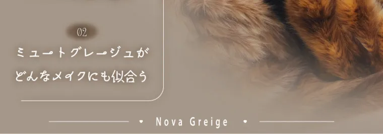 バン・ジミンイメージモデルカラコン 1-DAY Refrear a-eye｜ 02 ミュートグレージュが どんなメイクにも似合う Nova Greige