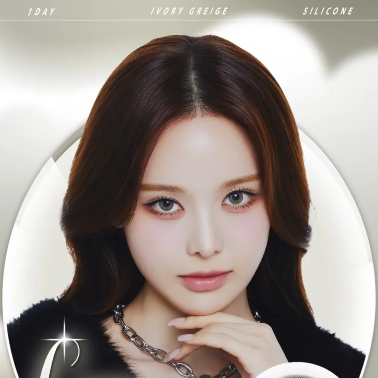 バン・ジミンイメージモデルカラコン 1-DAY Refrear a-eye｜1 DAY IVORY GREIGE SILICONE