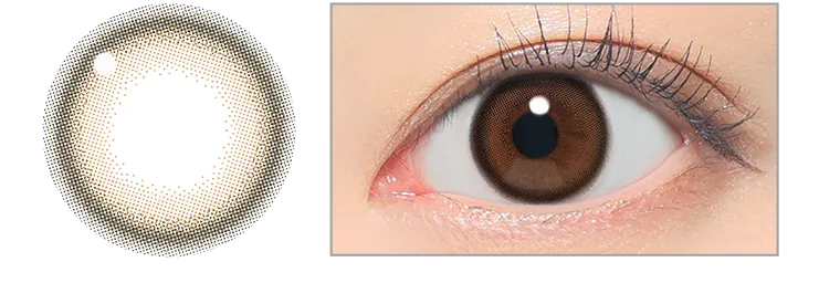 KIM CHAEWON (キム・チェウォン)イメージモデルカラコン ReVIA 1month -レヴィア ワンマンス ベイビーバニラ