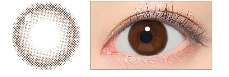 KIM CHAEWON (キム・チェウォン)イメージモデルカラコン ReVIA 1month -レヴィア ワンマンス シャイブラウン