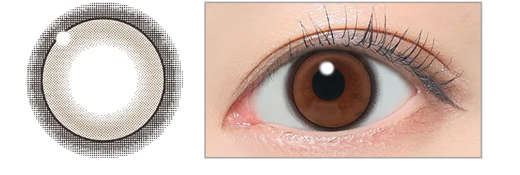 KIM CHAEWON (キム・チェウォン)イメージモデルカラコン ReVIA 1day -レヴィア ワンデー ピュアグロー