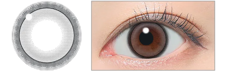 KIM CHAEWON (キム・チェウォン)イメージモデルカラコン ReVIA 1day -レヴィア ワンデー スティルレイ