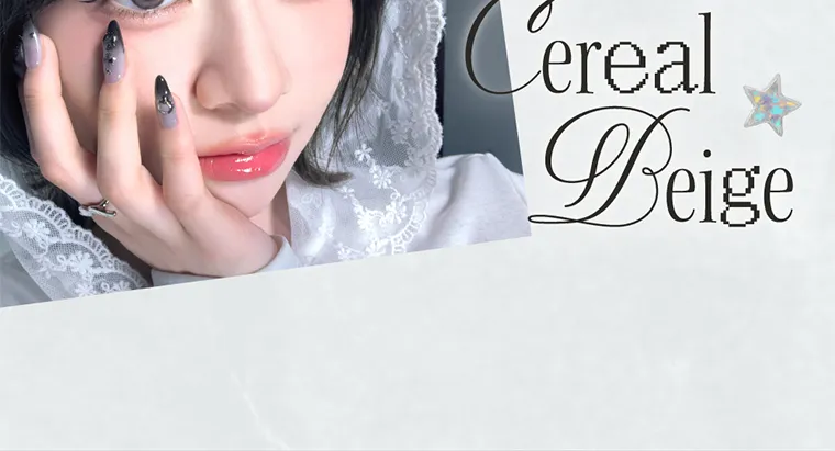米澤りあイメージモデルカラコン RIARIA｜Cereal Beige