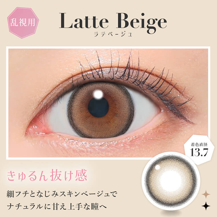シークレットキャンマジートーリック装着画