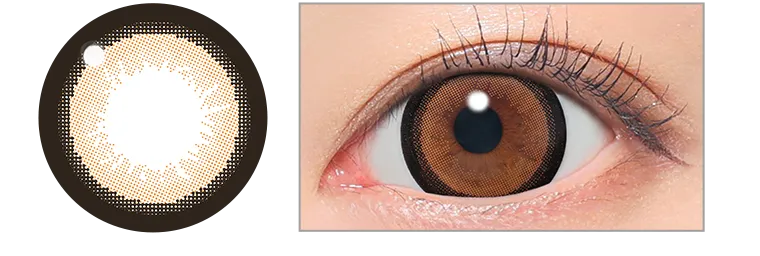 板野友美イメージモデルカラコン secret candy magic 1day シークレットキャンディーマジックワンデー｜NO.3ブラウン