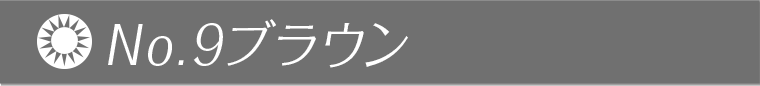 NO.9ブラウン