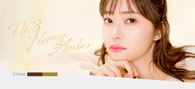 指原莉乃イメージモデルカラコン TOPARDS-トパーズ|No.3 Honey Amber 2TONE