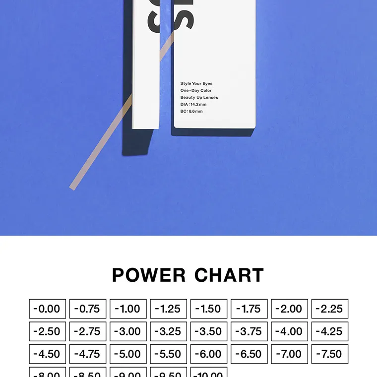 ｜VNTUS -ヴァニタス｜POWER CHART -0.00 -0.75 -1.00 -1.25 -1.75 -2.00 -2.25 -2.50 -2.75 -3.00 -3.25 -3.50 -3.75 -4.00 -4.25 -4.50 -4.75 -5.00 -5.50 -6.00 -6.50 -7.00 -7.50 -8.00 -8.50 -9.00 -9.50 -10.00