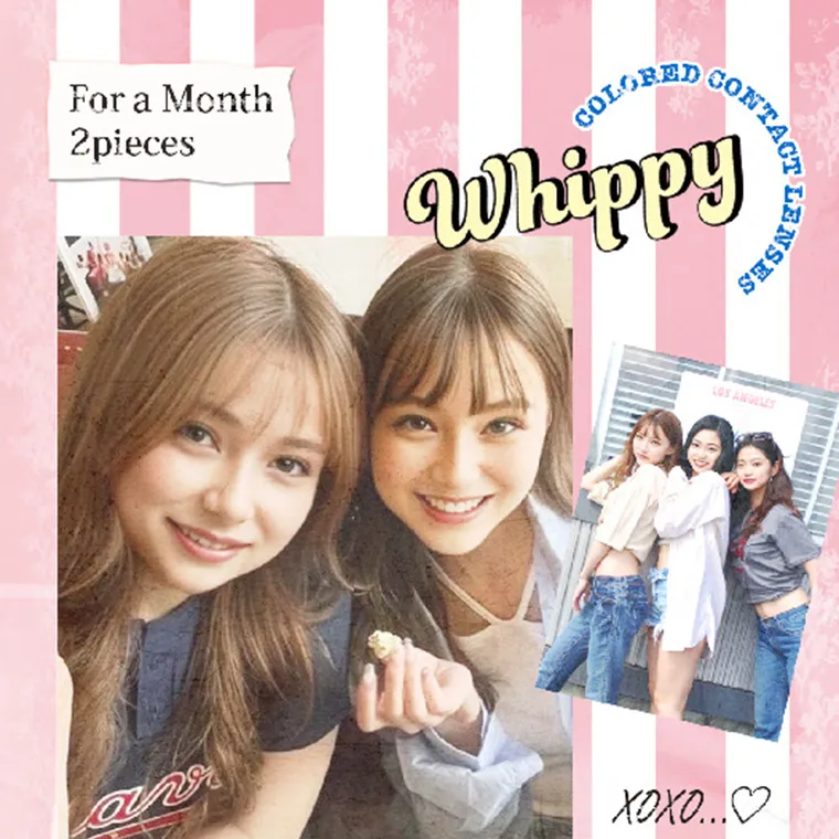  whippy｜For a Month 2 pieces COLORED CONTACT LENSES Whippy XOXO...♡