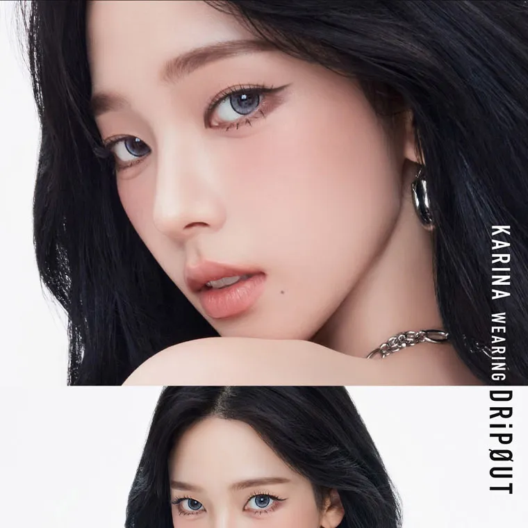 aespaイメージモデルカラコン ØTHER -アザー｜KARINA WEARING DRIPOUT